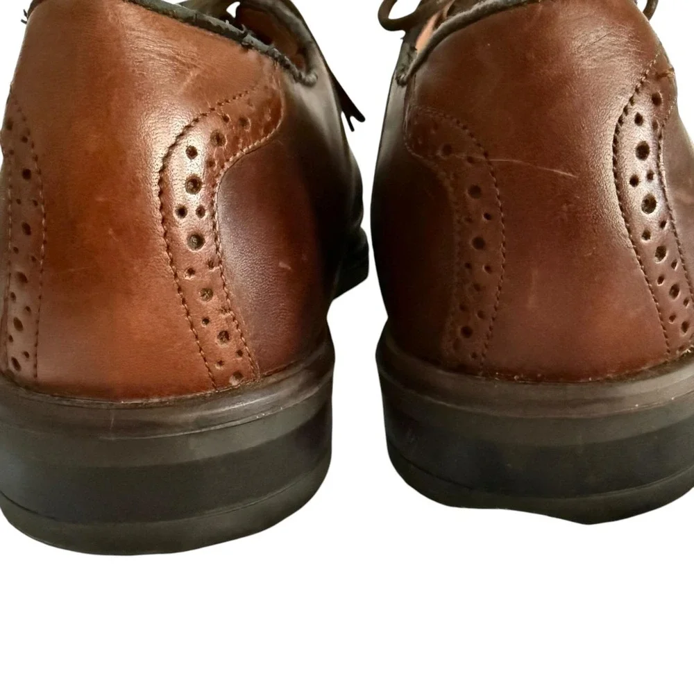 FLORSHEIM Ease Mens Brown Leather Oxford‎ Dress Shoes, 10.5M